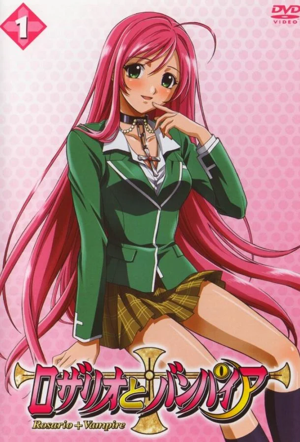 Смотреть Аниме-сериал Розарио + Вампир(2008) бесплатно